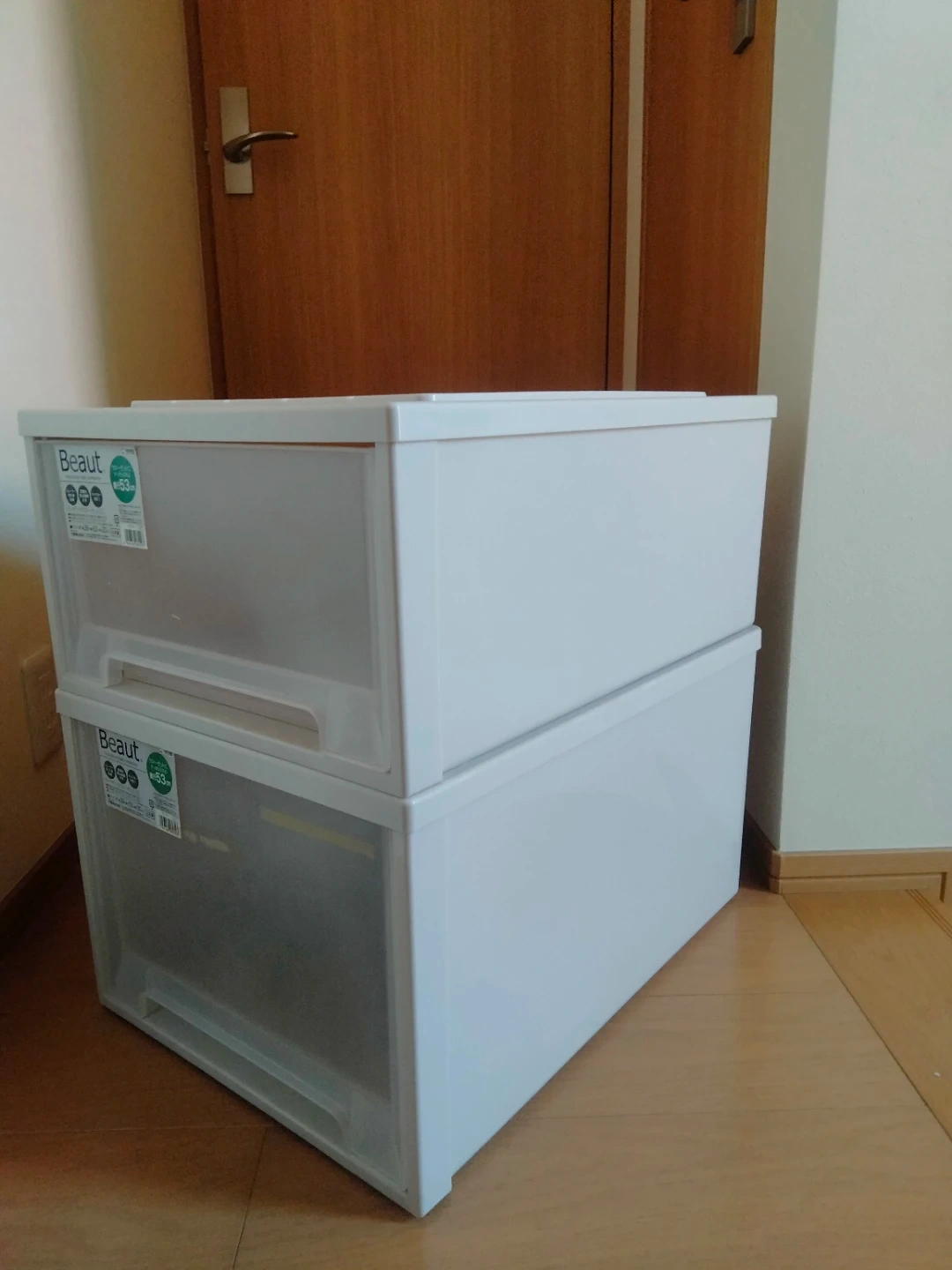 プラスチック衣装ケース 2個 収納家具の写真2枚目