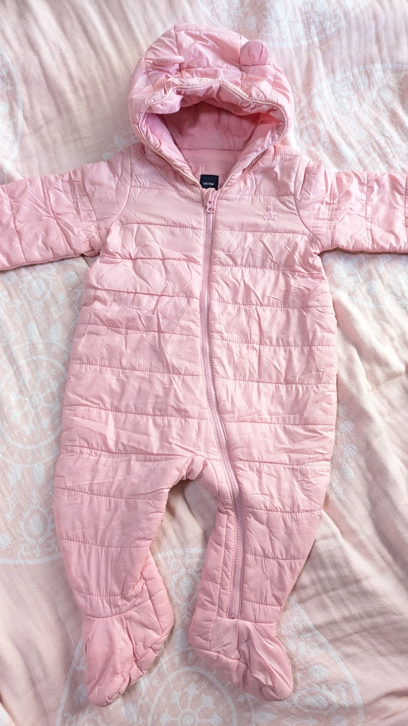 baby Gap 中綿ジャンプスーツ ピンク 70㎝