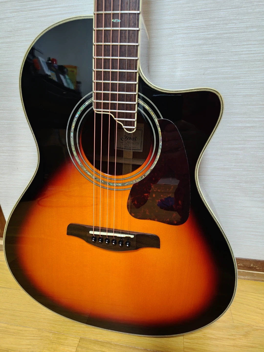 S.yairi YE-50 3TS (ソフトケース付き)の写真2枚目
