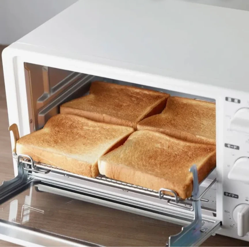 新同美品★シロカ→ノンフライ★オーブンレンジ温風調理もOK!上下両面焼き食パンなら4枚焼→購入時価格1万2980円を↓の写真2枚目