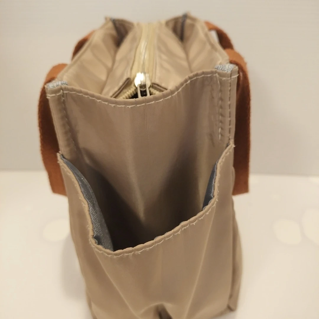 Aodabag ハンドバッグ ミニトート ベージュの写真3枚目