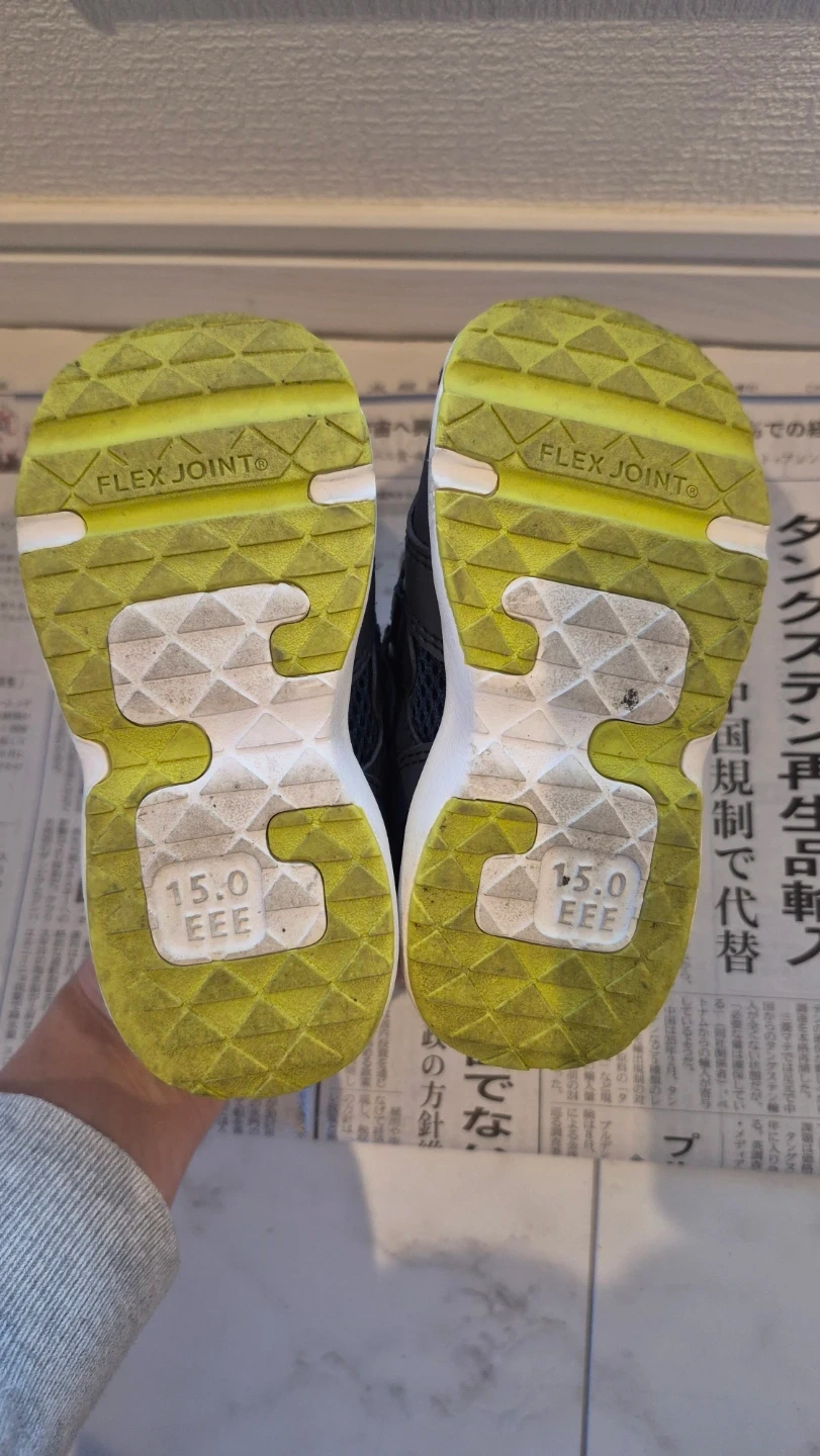 MoonStar 15センチ3E ネイビーの写真3枚目