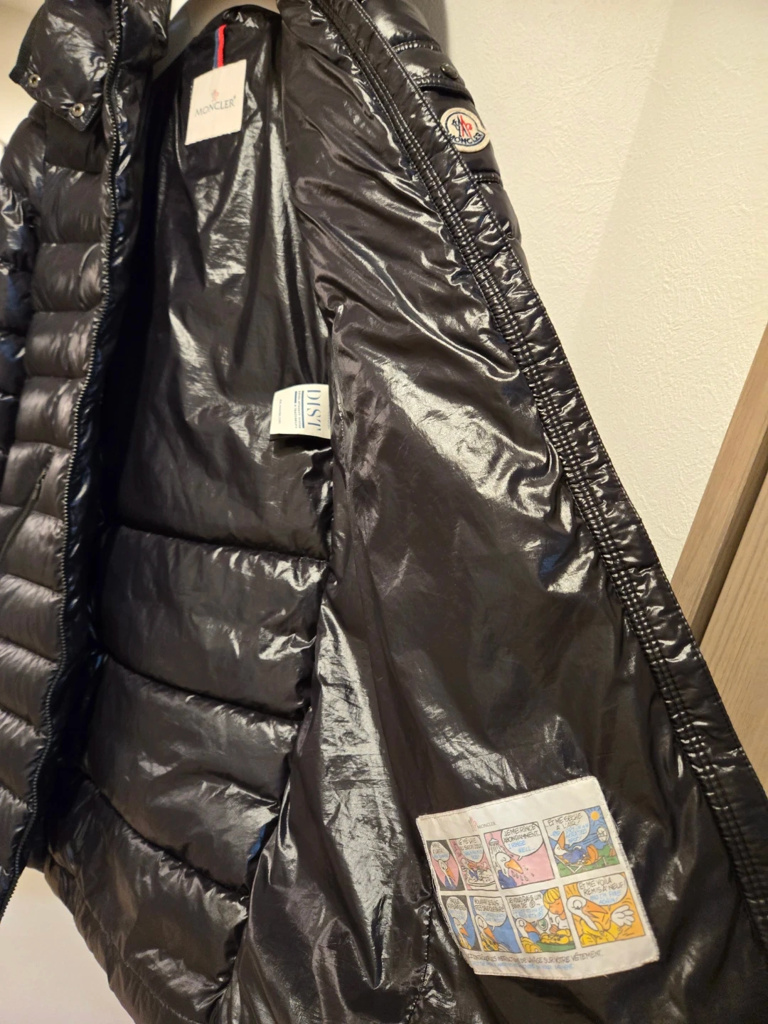モンクレール ダウンコート 黒 12Y MOKAの写真7枚目
