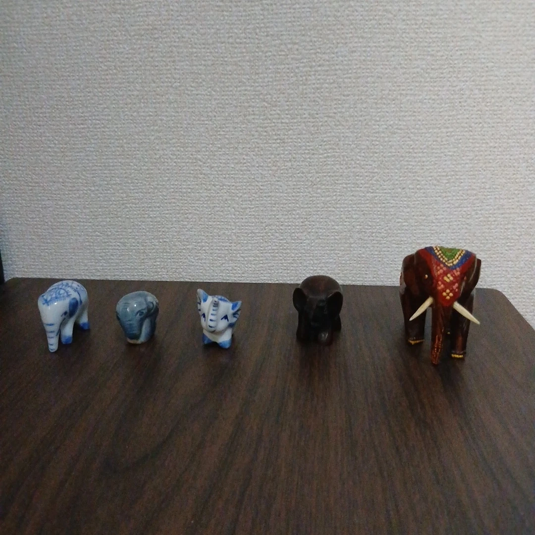 象の置物 5点セット