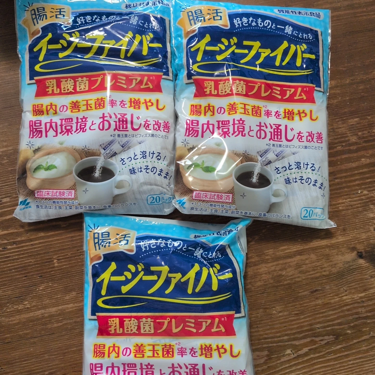 小林製薬 イージーファイバー 乳酸菌プレミアム 3個セット