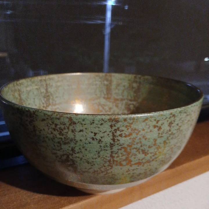 抹茶碗 陶器 貫入釉の写真3枚目