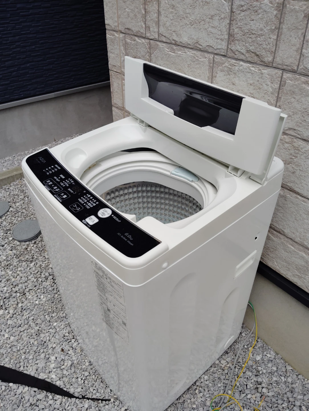 【お届けも可能です】 2022年製　AQUA（アクア） 洗濯機 6.0kg AQW-KS6Nの写真5枚目