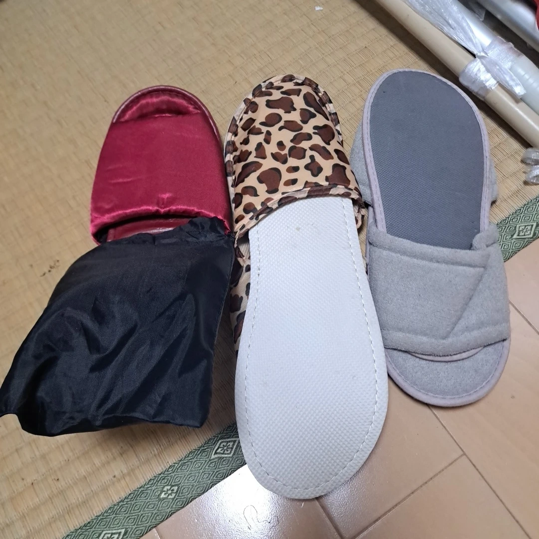 携行スリッパ、ふくろつき