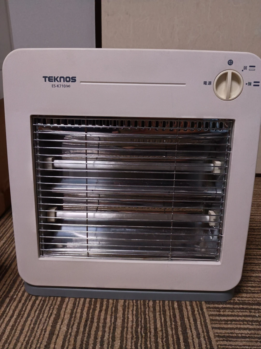 テクノス 電気ストーブ ES-K710(W)