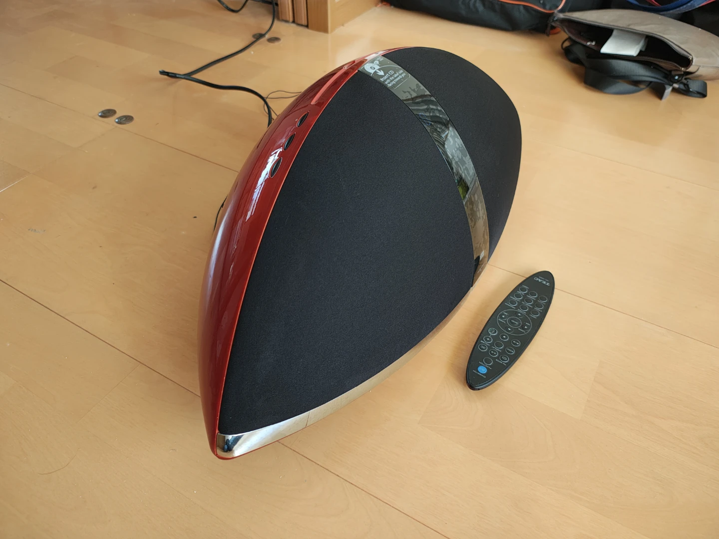 ティアック CDプレイヤー SR-100I SE 赤の写真2枚目