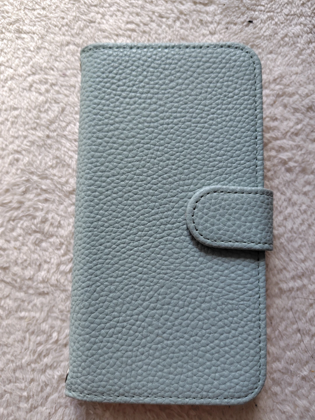 手帳型スマホケース パステルグリーン