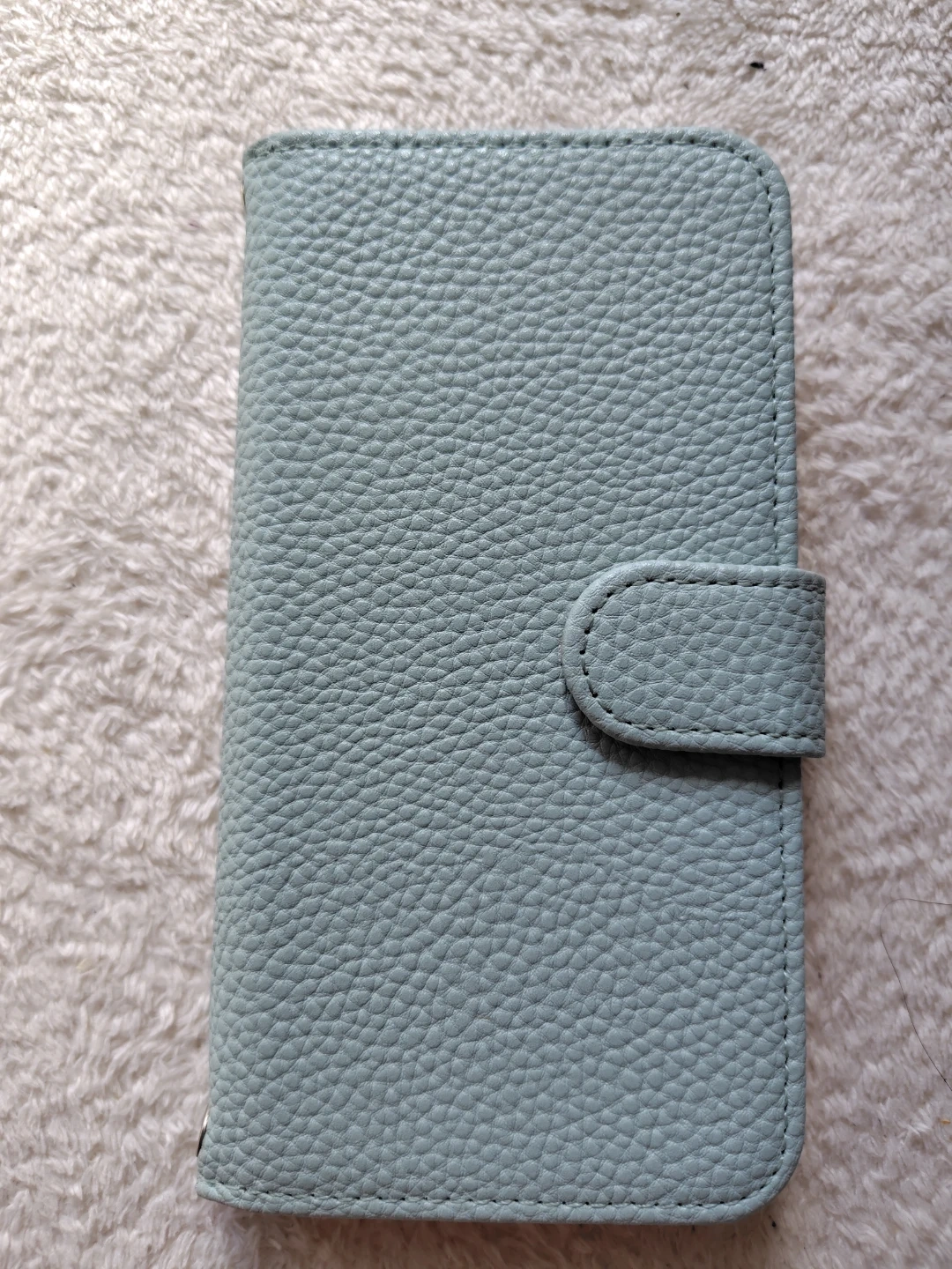 手帳型スマホケース パステルグリーン
