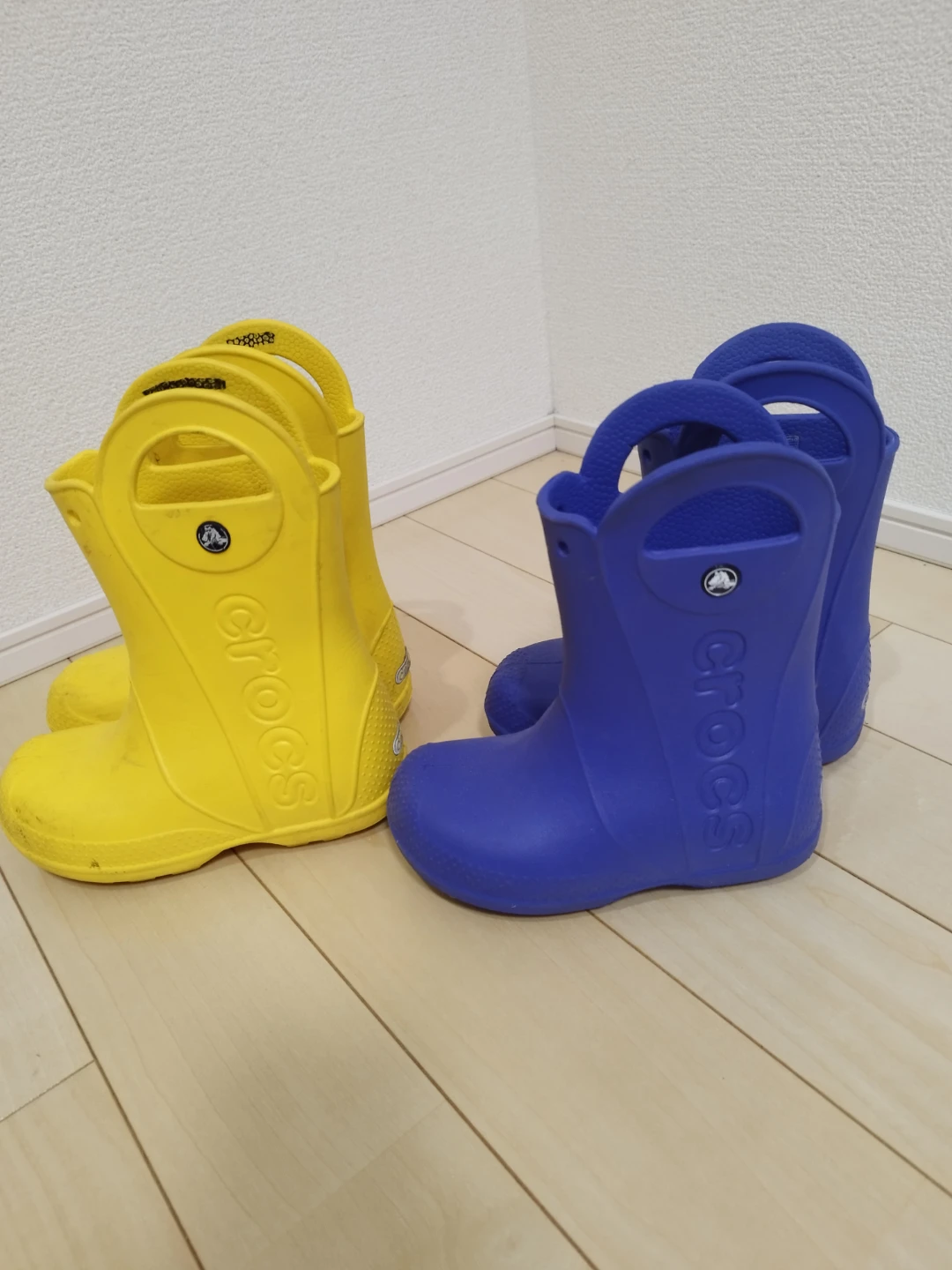 クロックス キッズ レインブーツ 2足セット