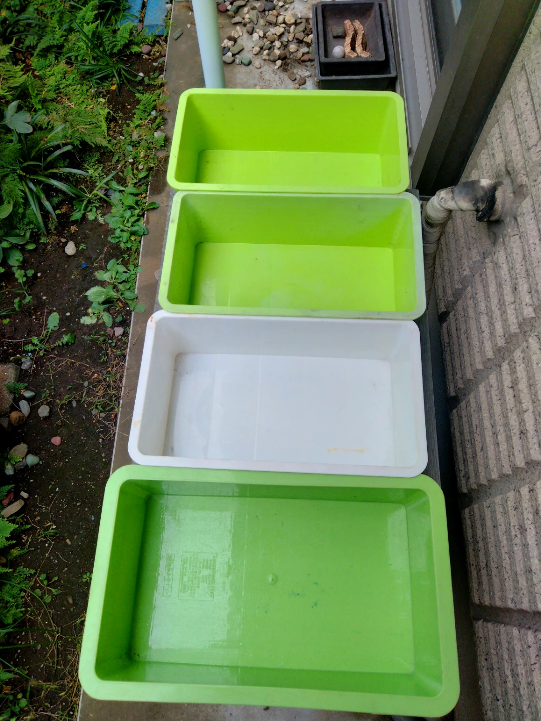 工具箱　クィックコンテナ　収納BOX　中古　小物入れ　4個の写真2枚目