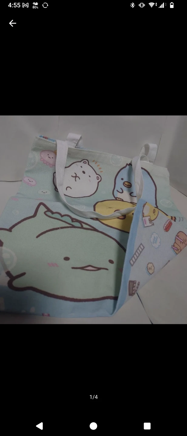 すみっコぐらし トートバッグの写真3枚目