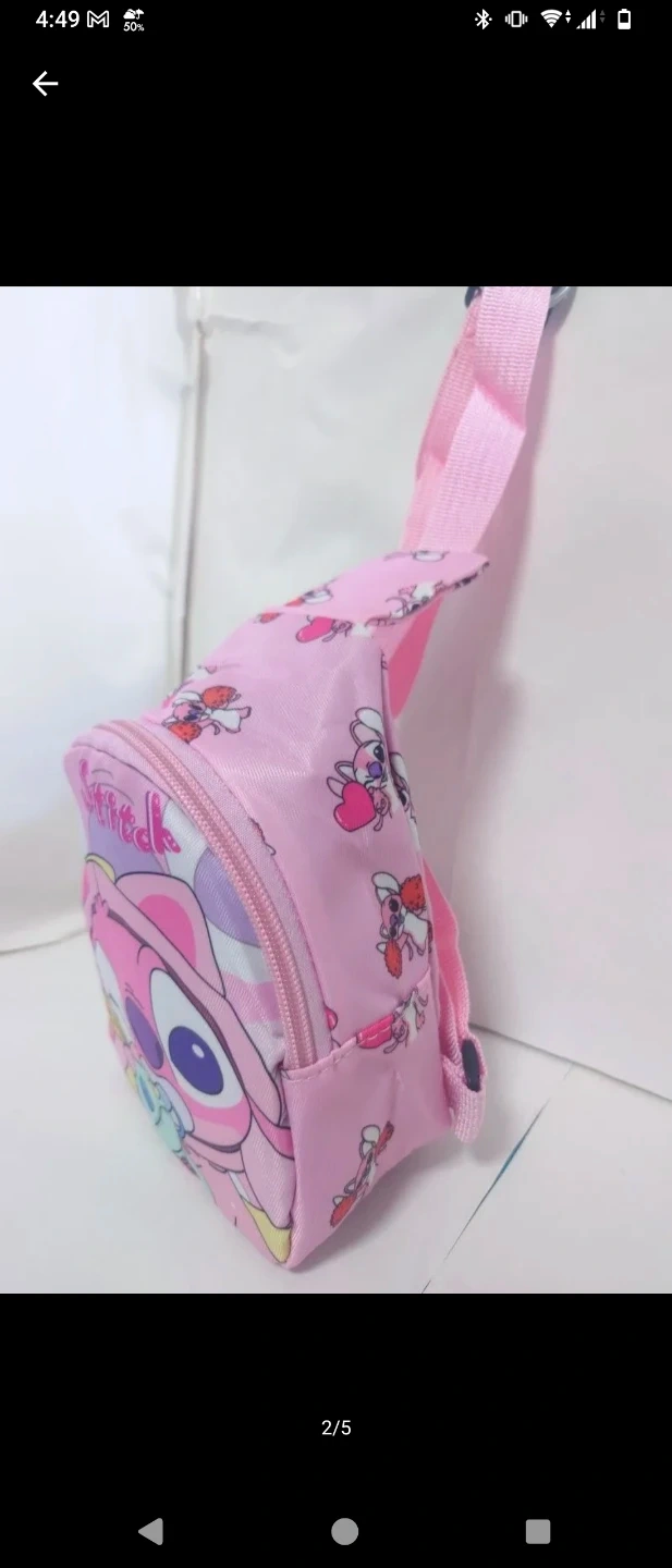 ディズニー スティッチ ピンク ミニリュックの写真2枚目