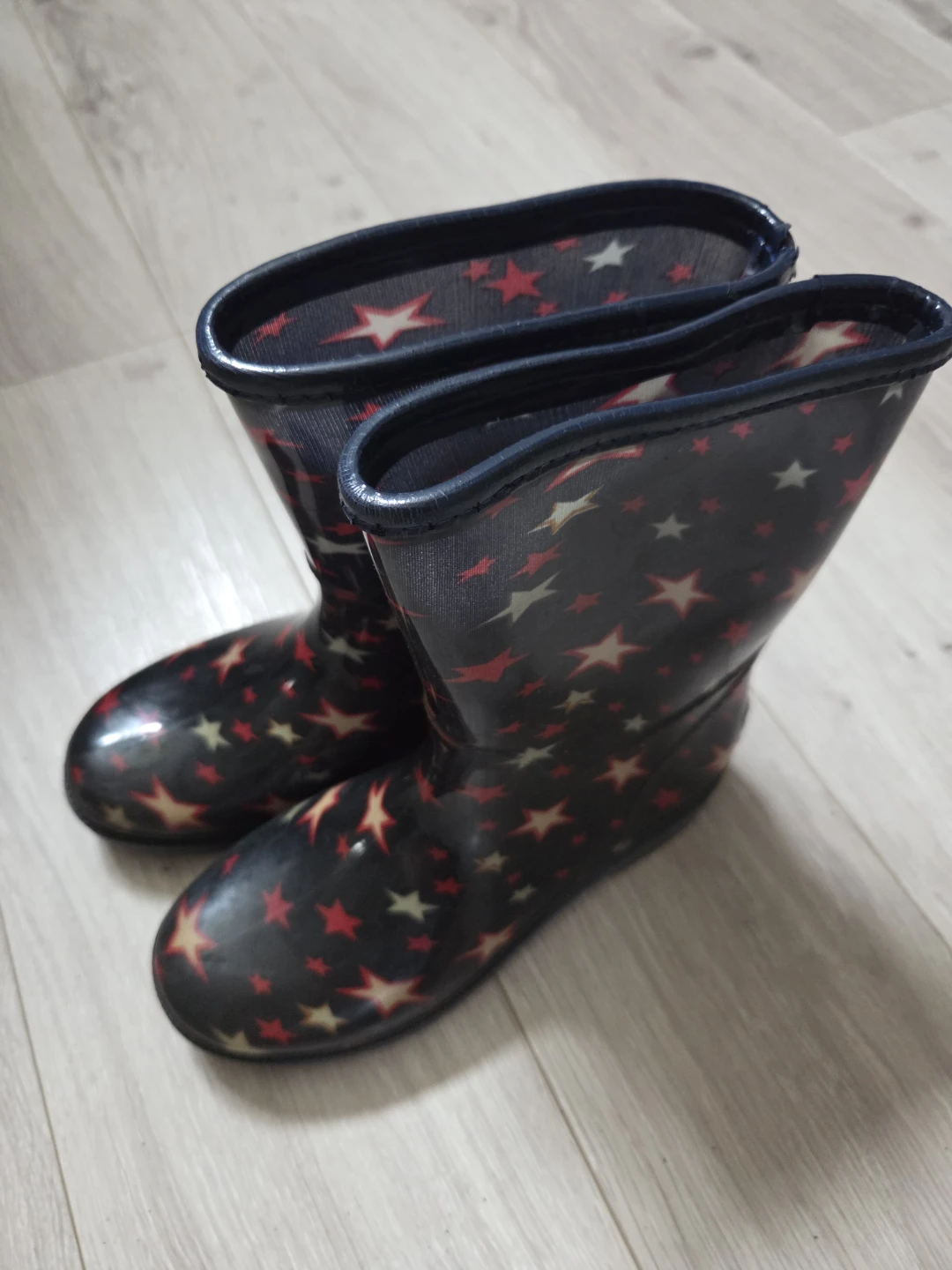 キッズ レインブーツ 星柄 21.0cm