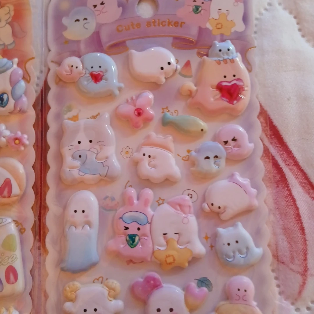 ぷっくりシール 2枚セット ゆめかわの写真2枚目