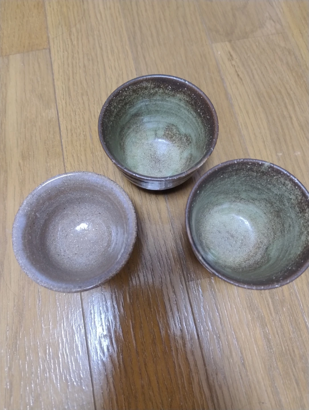 陶器 湯呑み 3個セット 煎茶碗の写真2枚目