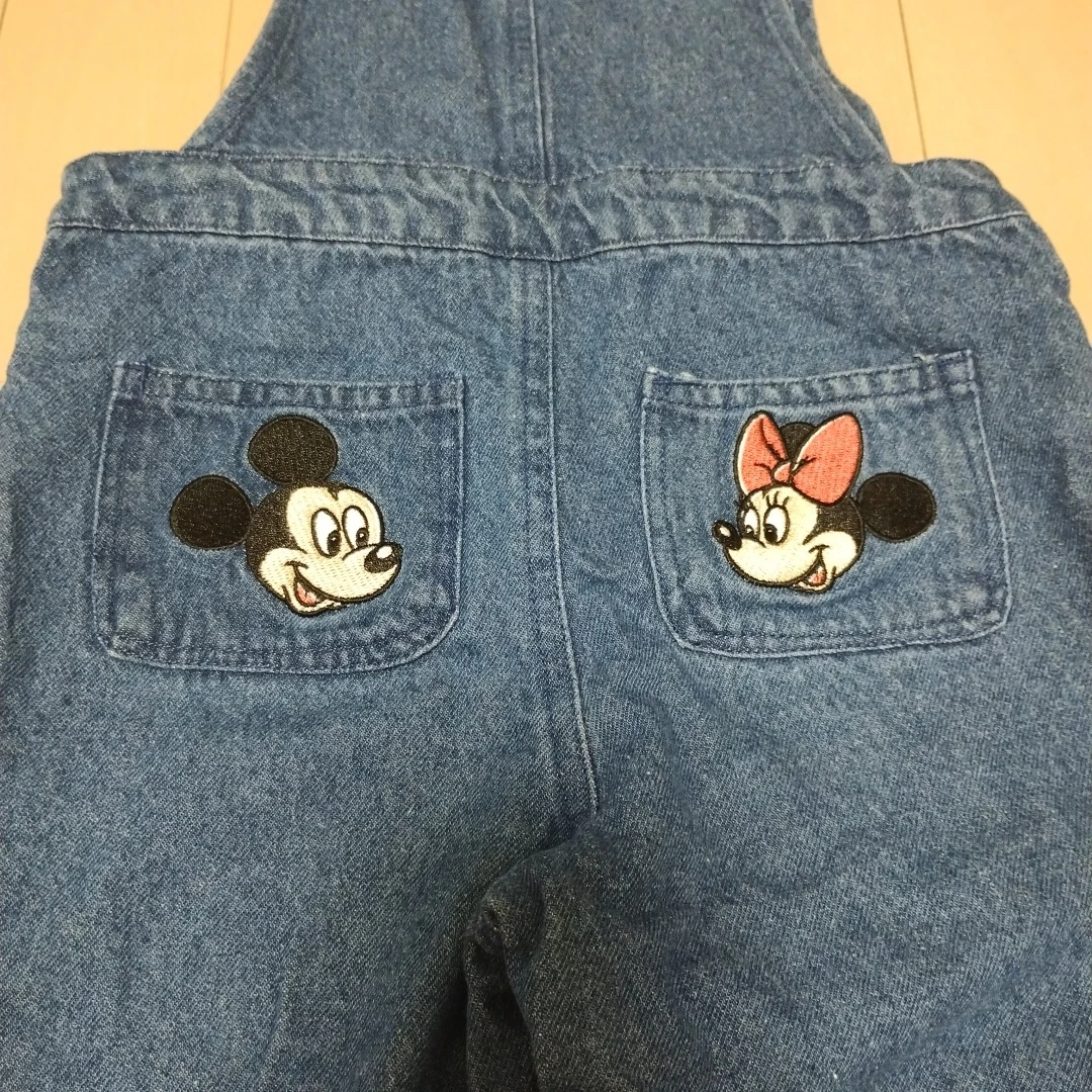 ディズニー オーバーオール 90cm ミッキー ミニーの写真2枚目