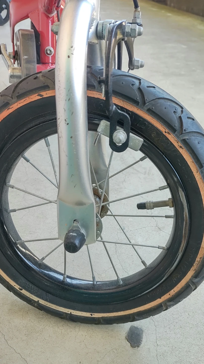 ペダルを外せばストライダー!子供用自転車 赤の写真6枚目