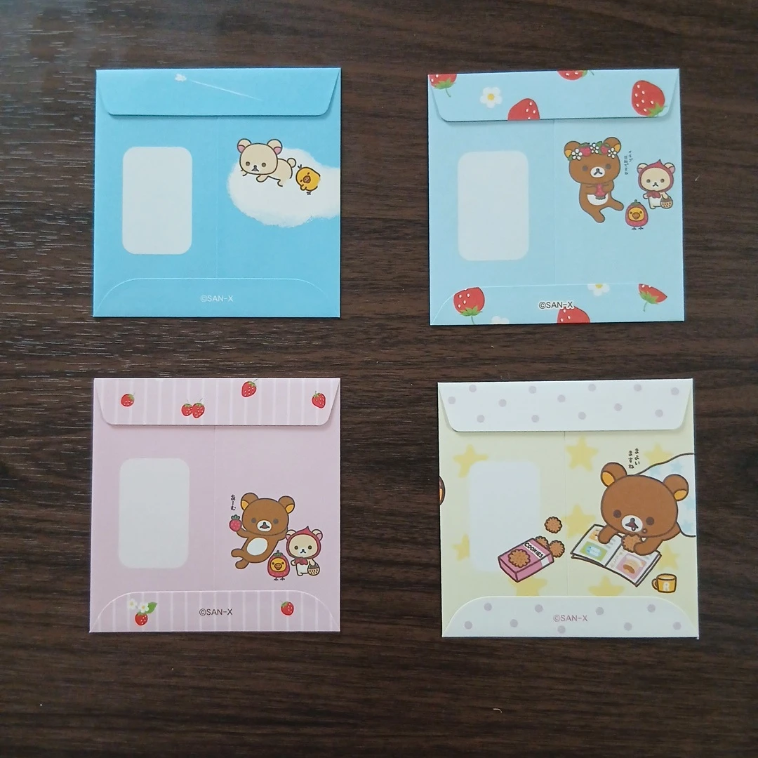 リラックマ ポチ袋 メッセージカード まとめ売りの写真4枚目