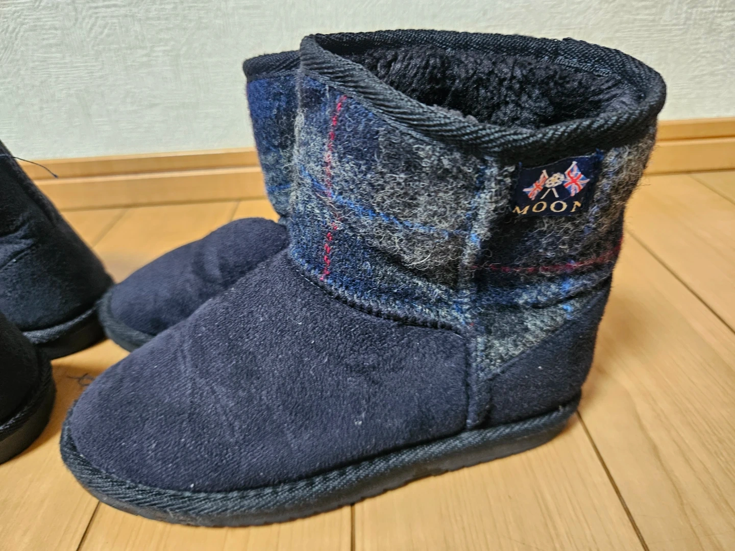 ムーン キッズ用 ムートンブーツ 20cmの写真2枚目