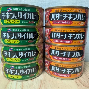8缶セット いなば カレーシリーズ チキンとタイカレー(グリーン) バターチキンカレー