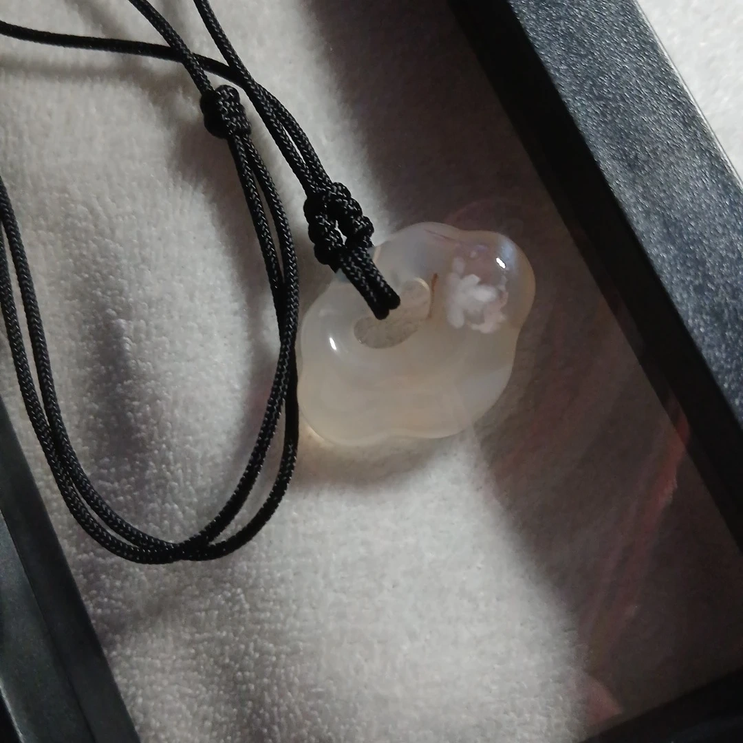 天然石🌸桜メノウ 🌸ペンダント ネックレスの写真2枚目