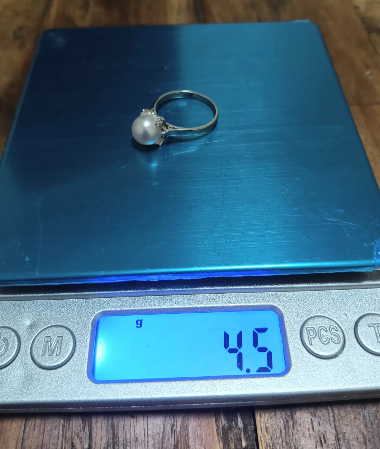 美品。TASAKI 田崎真珠 8.1mm パール プラチナ900 リング 指輪の写真10枚目
