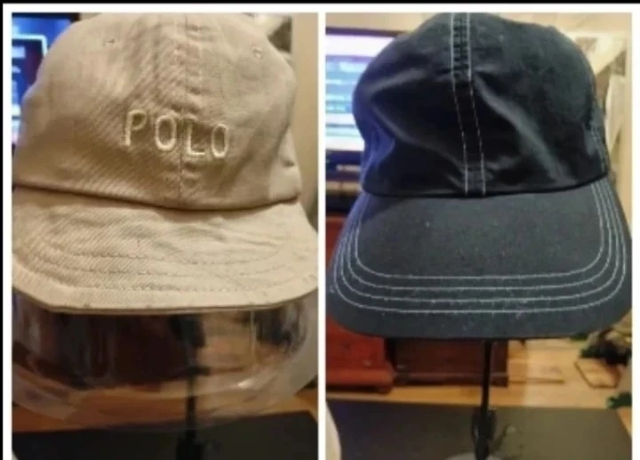 美品3点セットPOLO BabyベージュキャップとRAY MEEネイビーキャップとユニクロキャップ黒