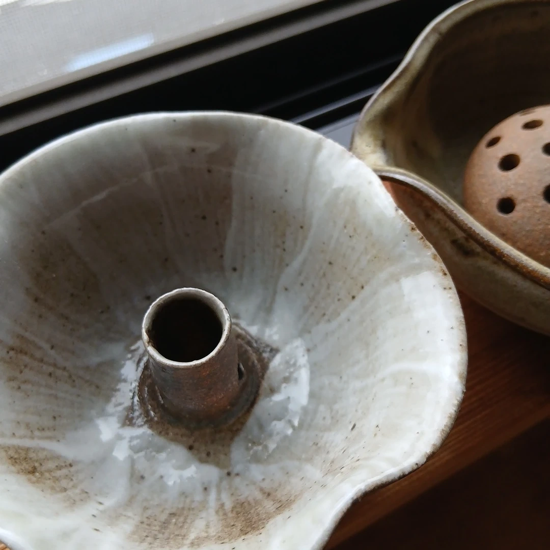 陶器 花器 2点セット 華道具の写真2枚目