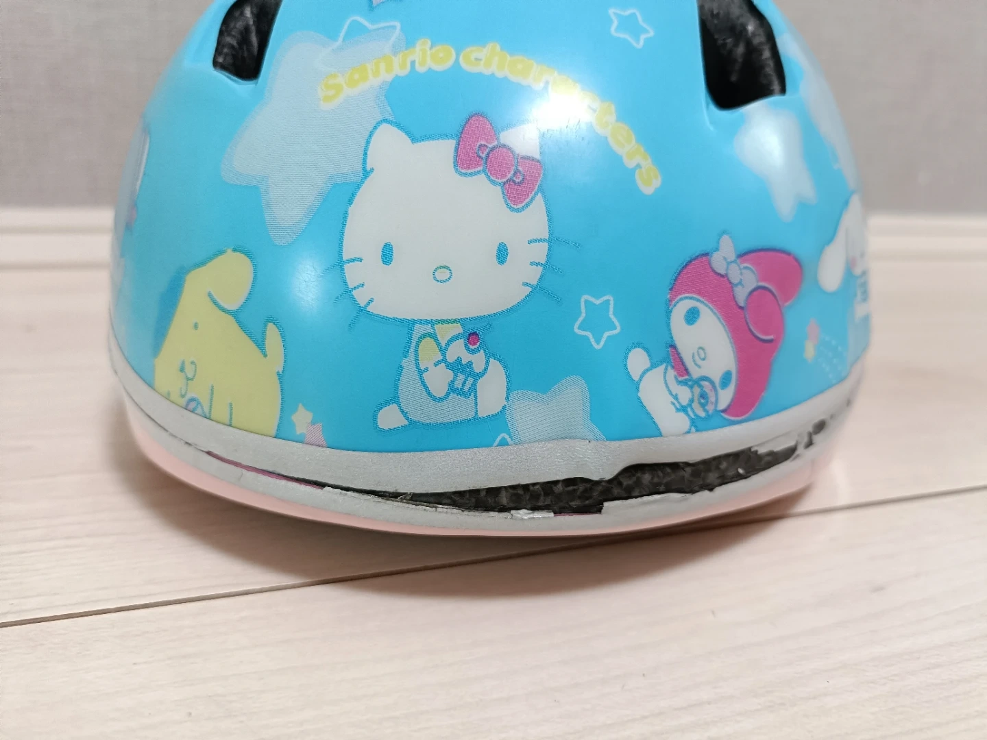 【サンリオ】自転車 キッズ ヘルメット 46〜52cm 1〜5歳位の写真5枚目