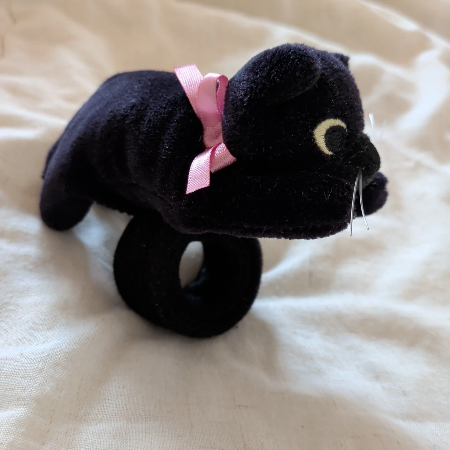 ハロウィン黒猫 エコバッグ ぬいぐるみ風の写真6枚目
