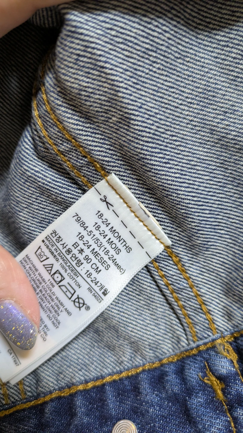 GAP DENIM ギャップ デニムジャケット 18-24monthsの写真4枚目