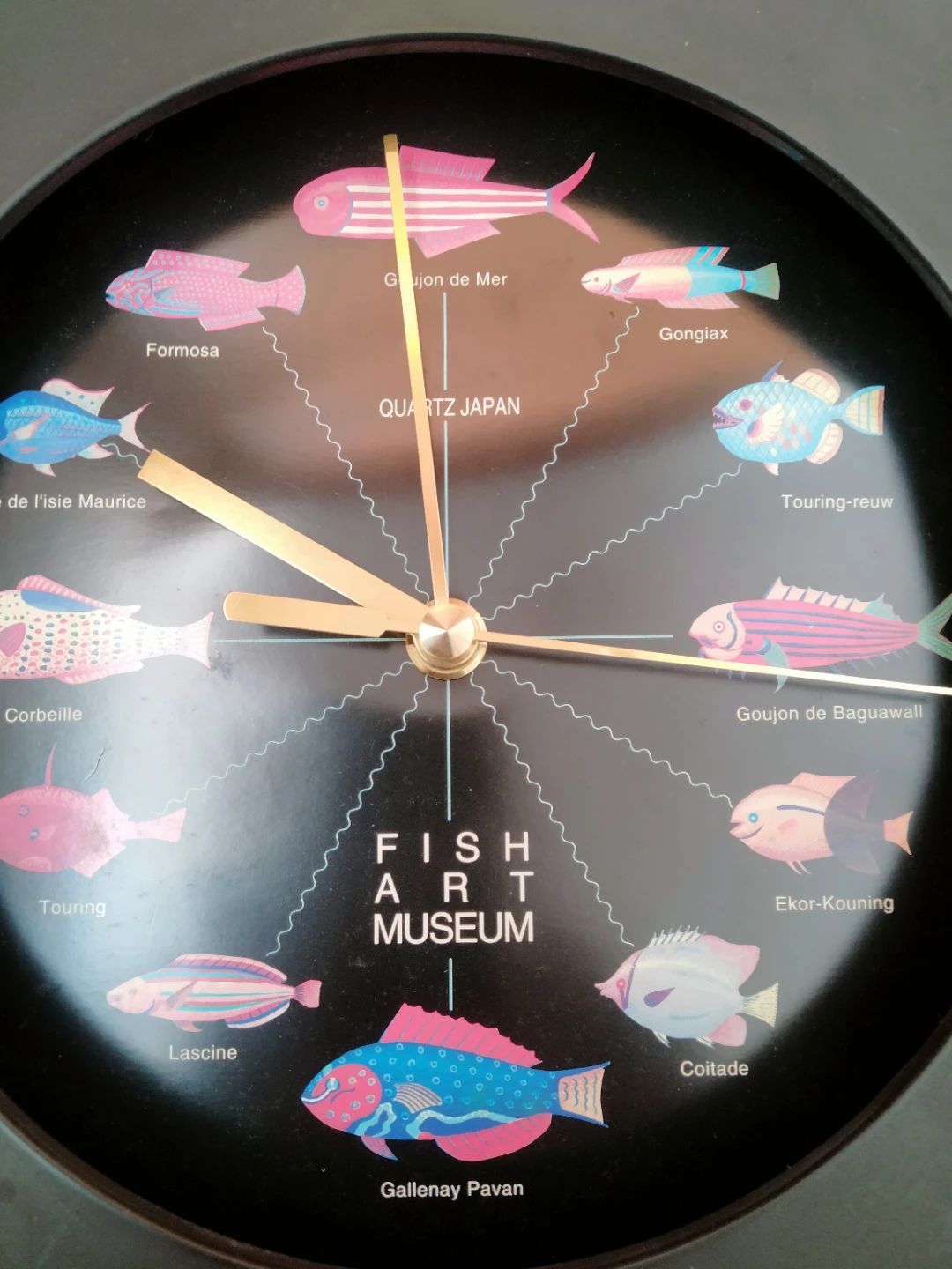 壁掛け時計　使用済み　魚　の写真3枚目