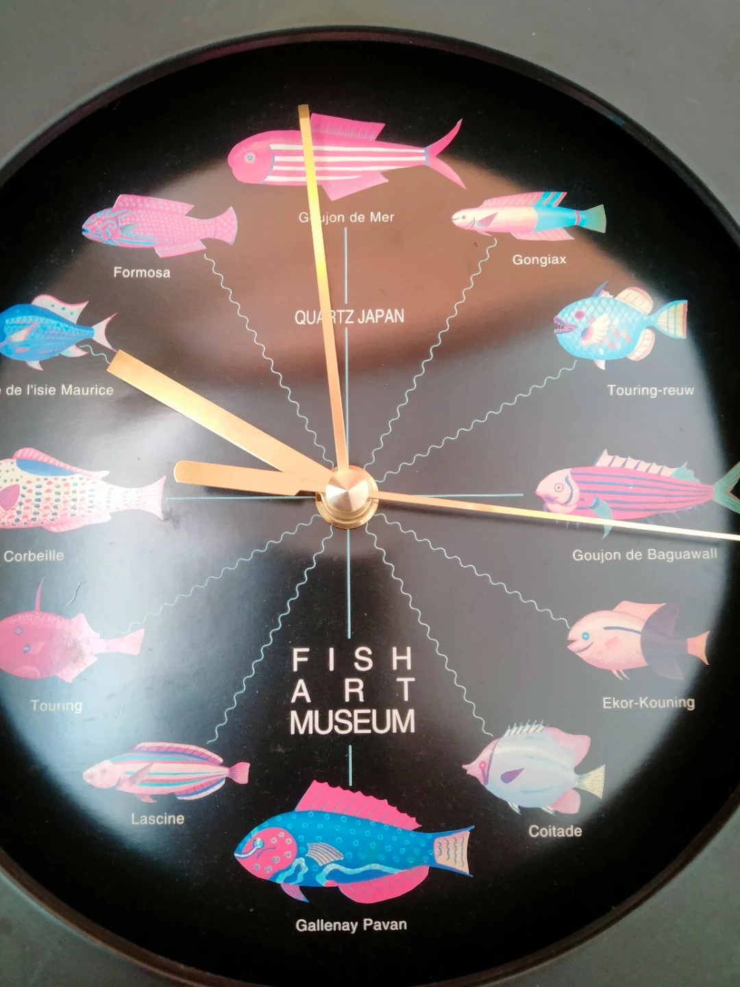 壁掛け時計 使用済み 魚 の写真3枚目