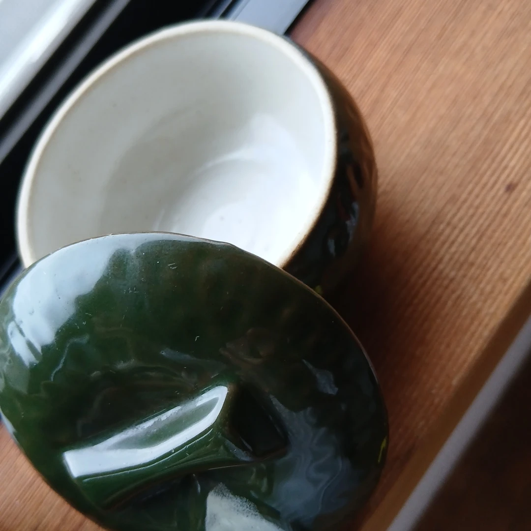 蓋付き 陶器 薬味　珍味　小鉢2個セットの写真5枚目