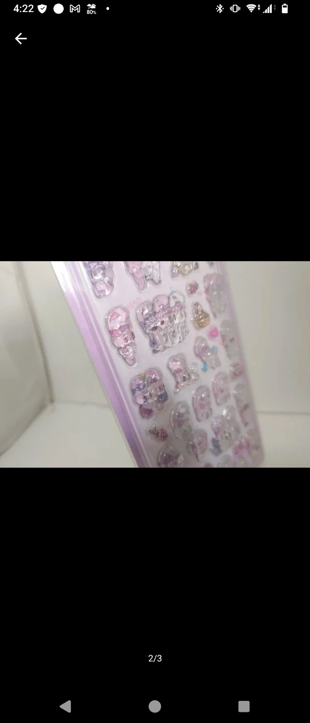 ジュエリードロップ シール 2枚セットの写真2枚目