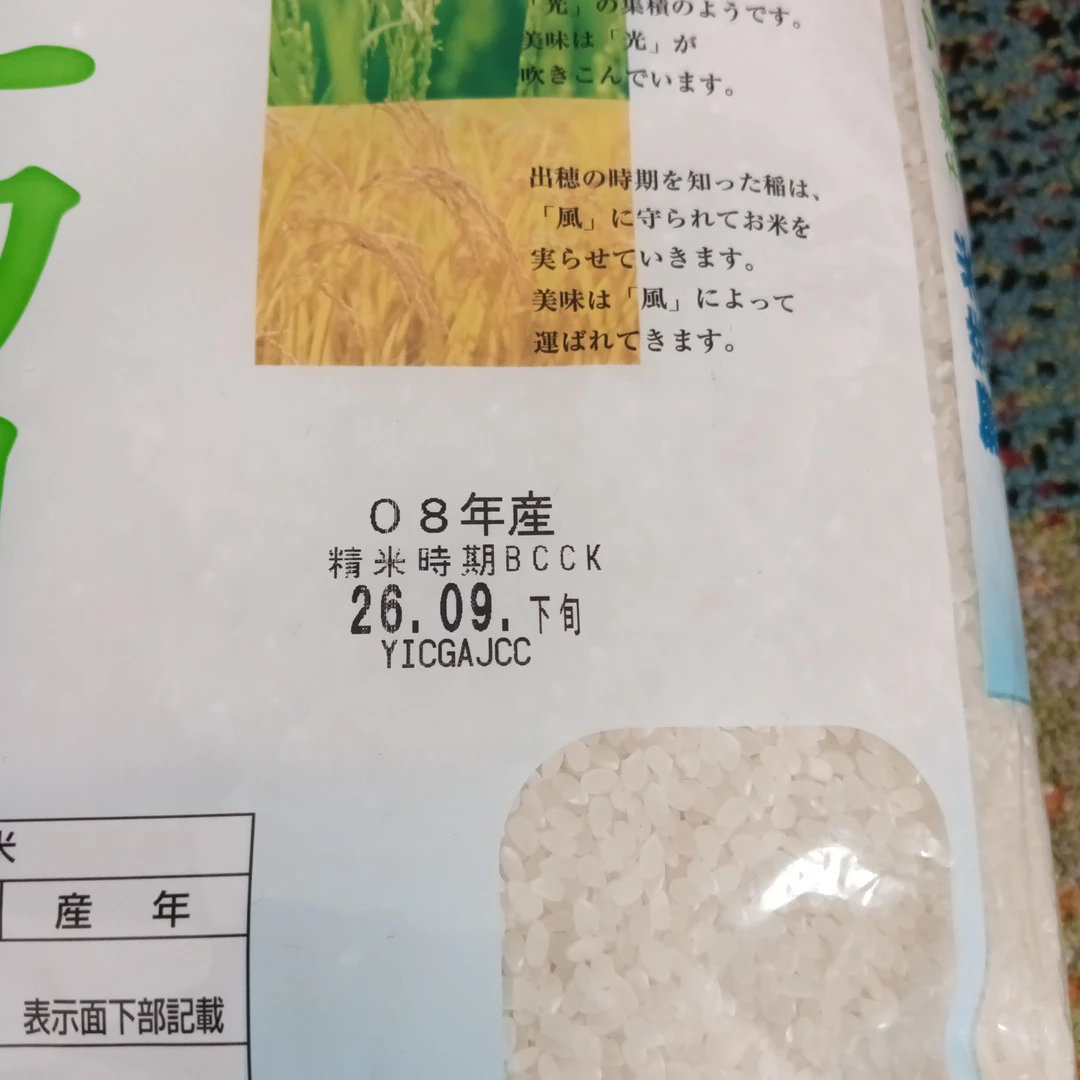 千葉県産 コシヒカリ 無洗米 5kgの写真3枚目