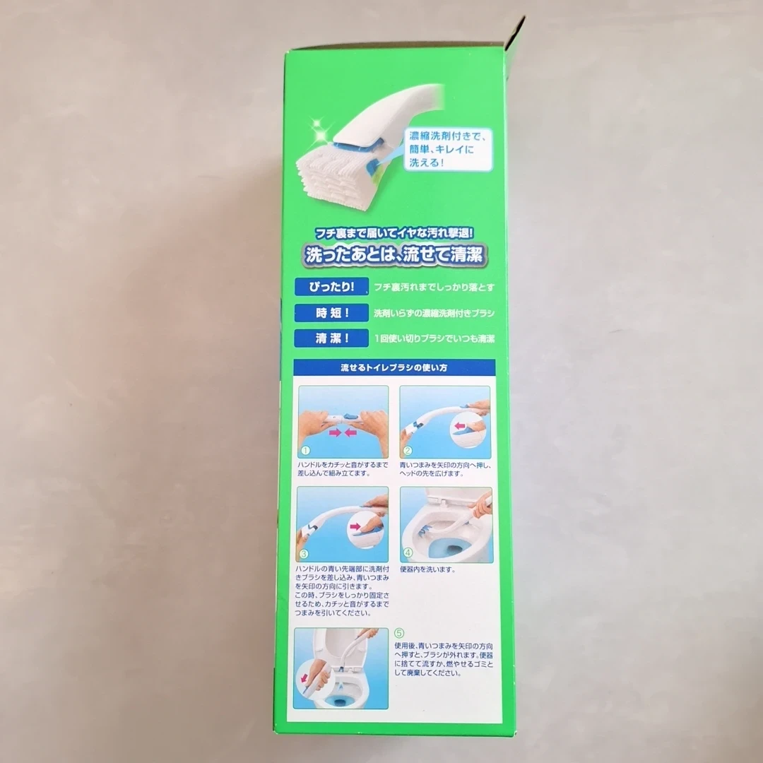 【新品未開封】スクラビングバブル 流せるトイレブラシ フローラルソープの写真2枚目