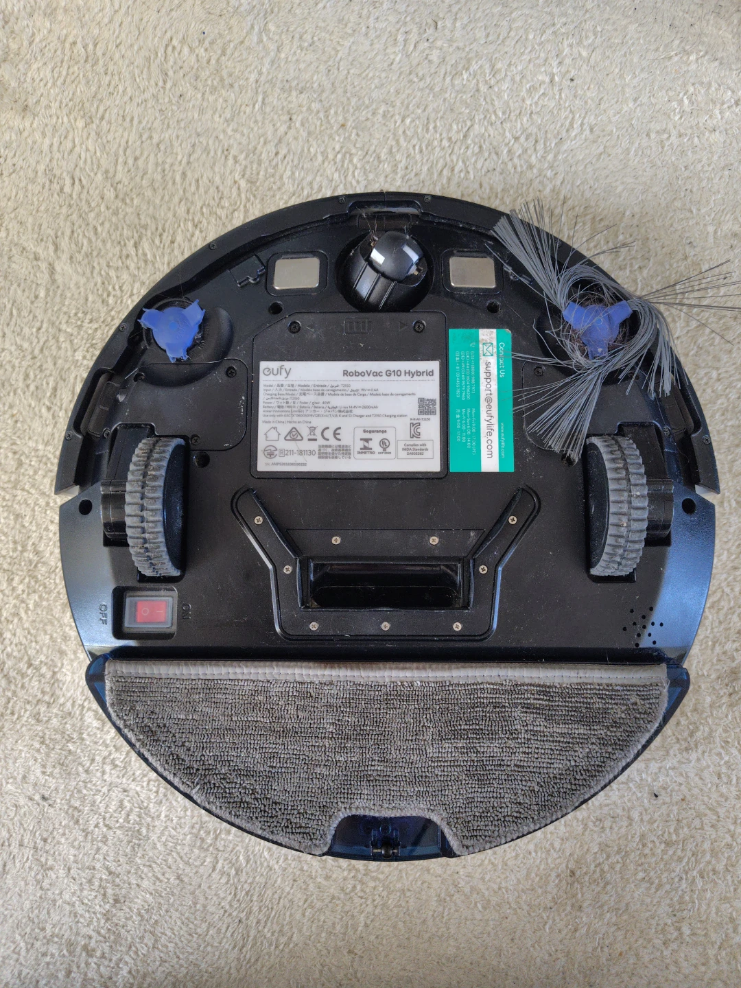 ユーフィ ロボット掃除機 RoboVac G10 Hybridの写真2枚目