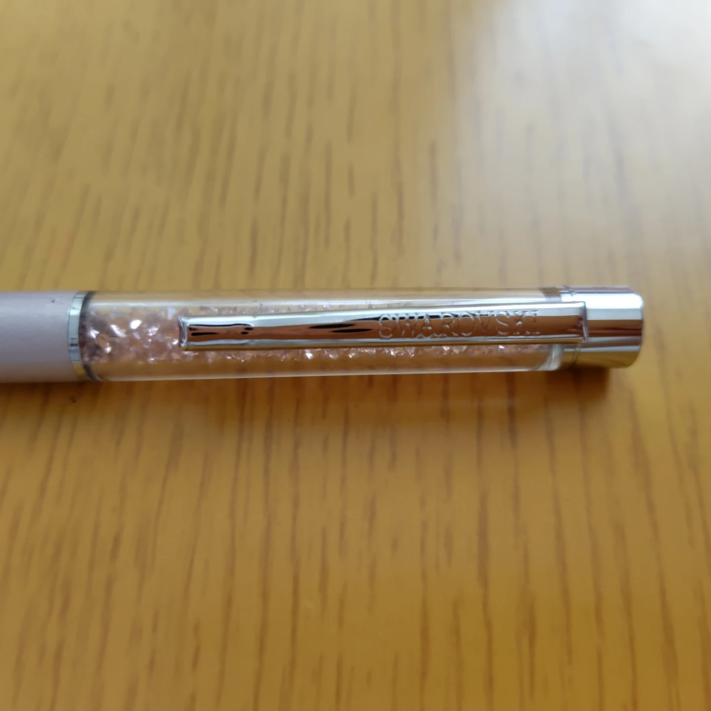 【ジャンク品】スワロフスキー Crystalline ボールペン ピンクの写真5枚目