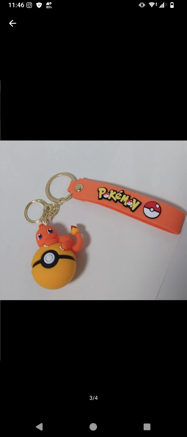 ポケモン ヒトカゲ モンスターボール キーホルダーの写真3枚目