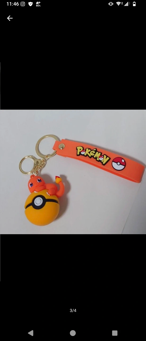 ポケモン ヒトカゲ モンスターボール キーホルダーの写真3枚目