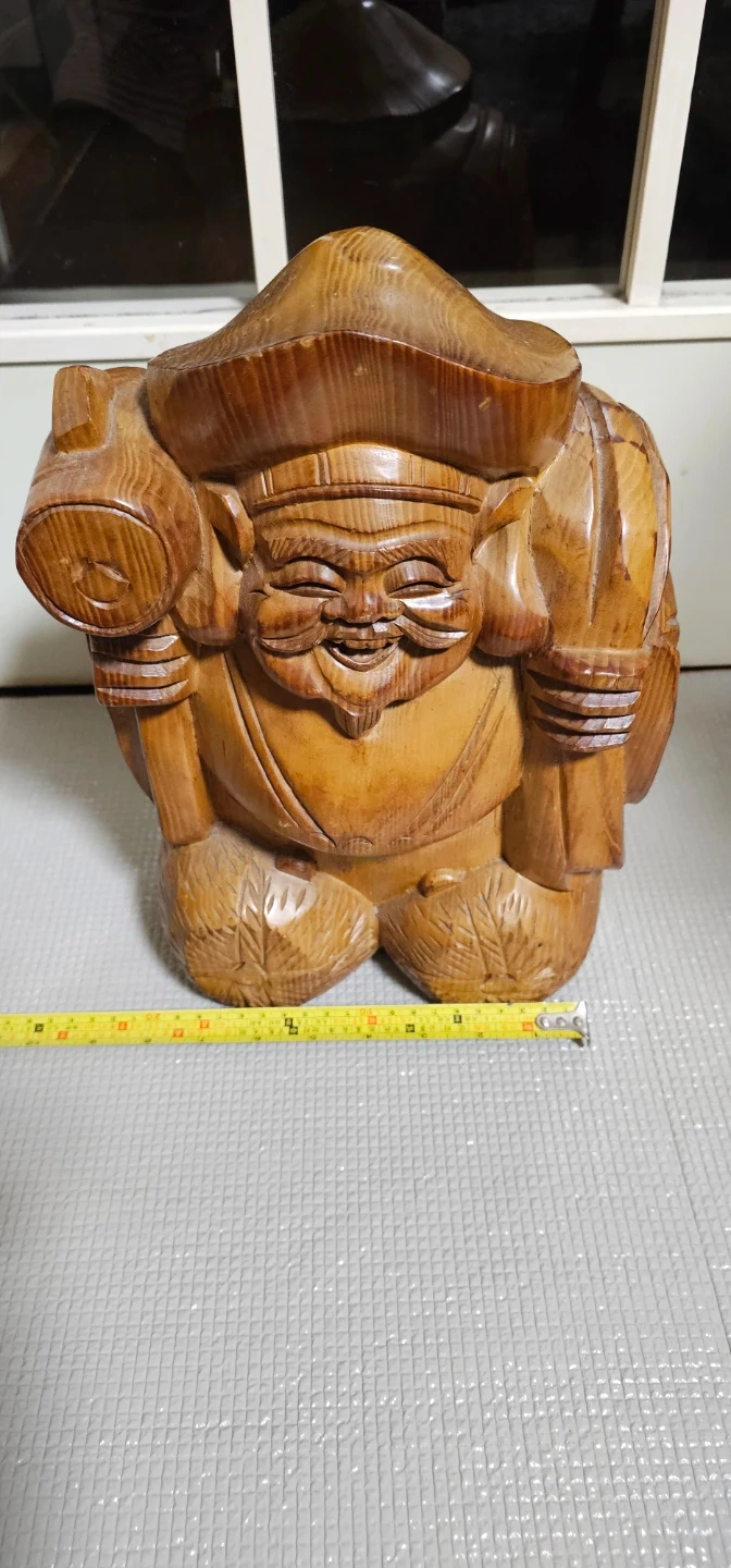 大黒様 木彫り 置物 縁起物