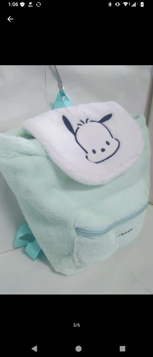 サンリオ ポチャッコ ぬいぐるみリュックの写真2枚目