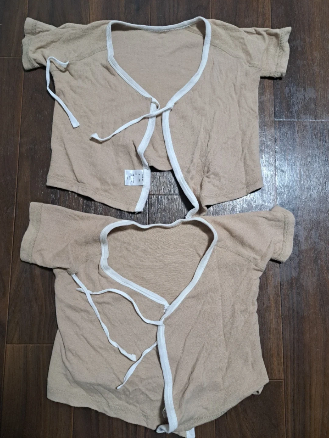 短肌着 2枚セット 50-60cm 綿100%