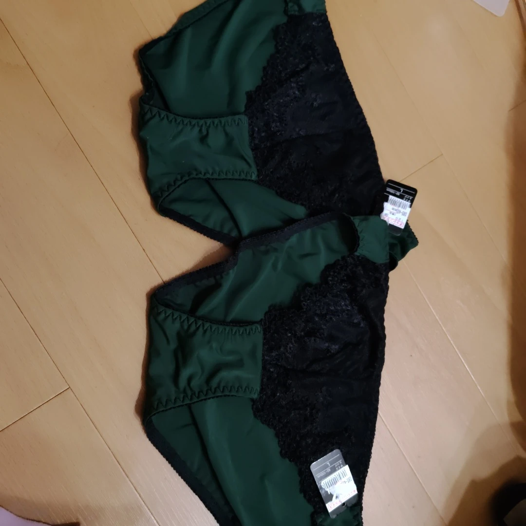 新品 ショーツ 2枚セット ダークグリーン Lサイズ