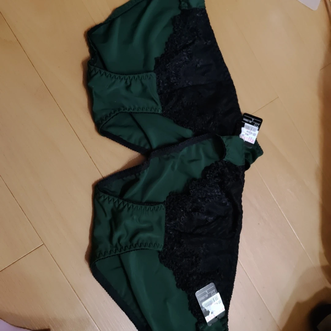 新品 ショーツ 2枚セット ダークグリーン Lサイズ